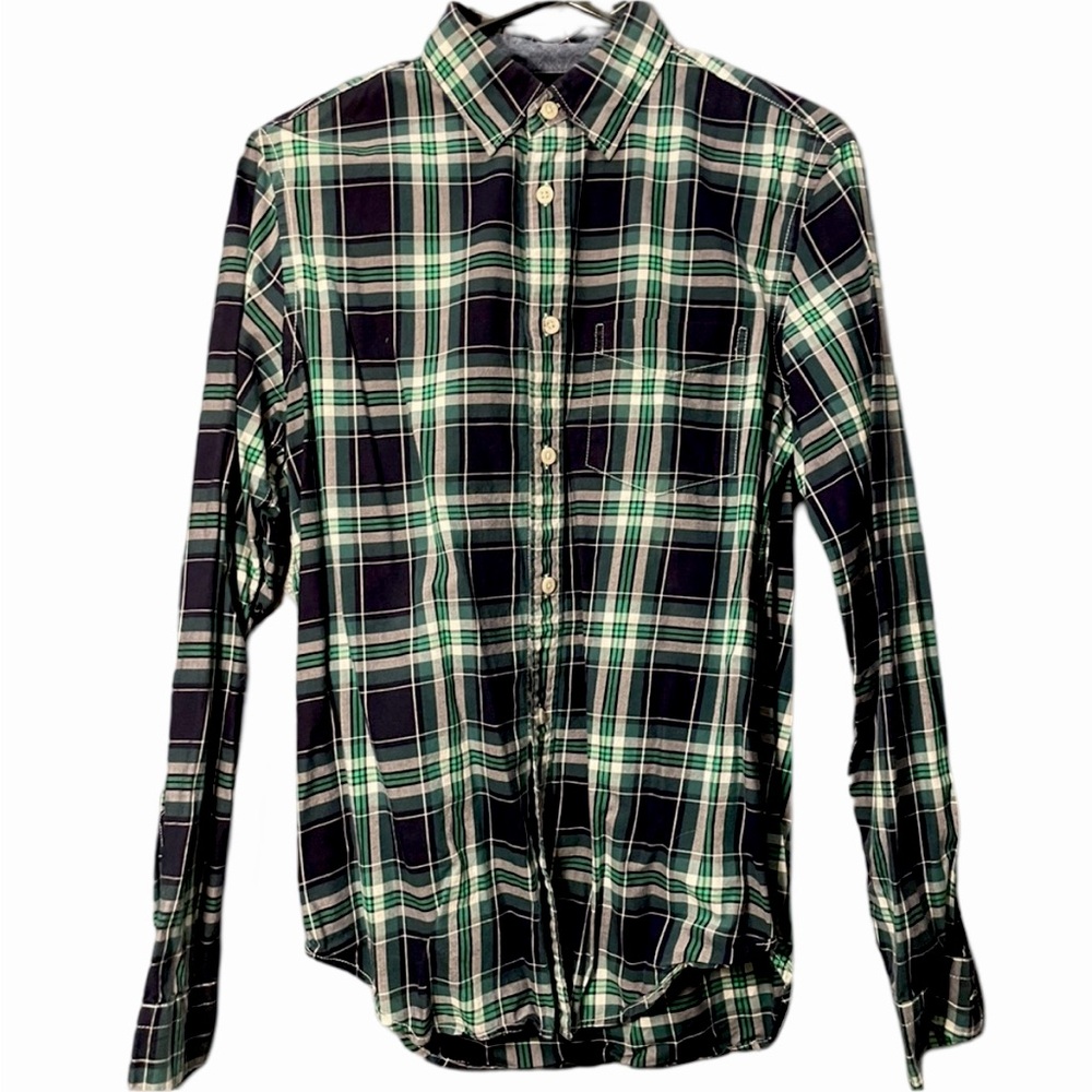 Men’s Gap Plaid Button Down‎ size small